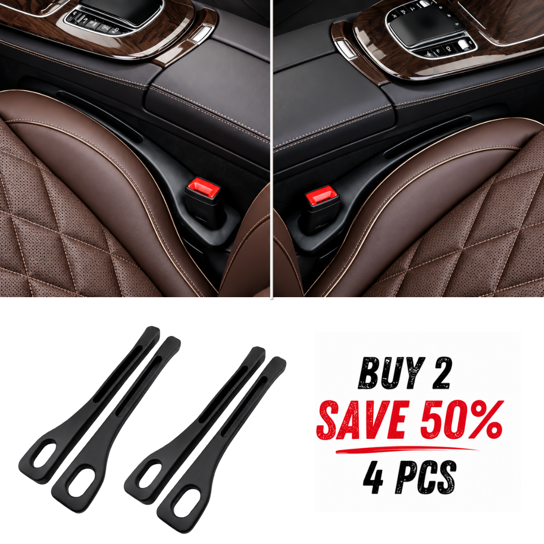 🔥 Today Only 50% OFF 🚗 Car Seat Gap Filler with Storage Slot – Custom Logo Edition