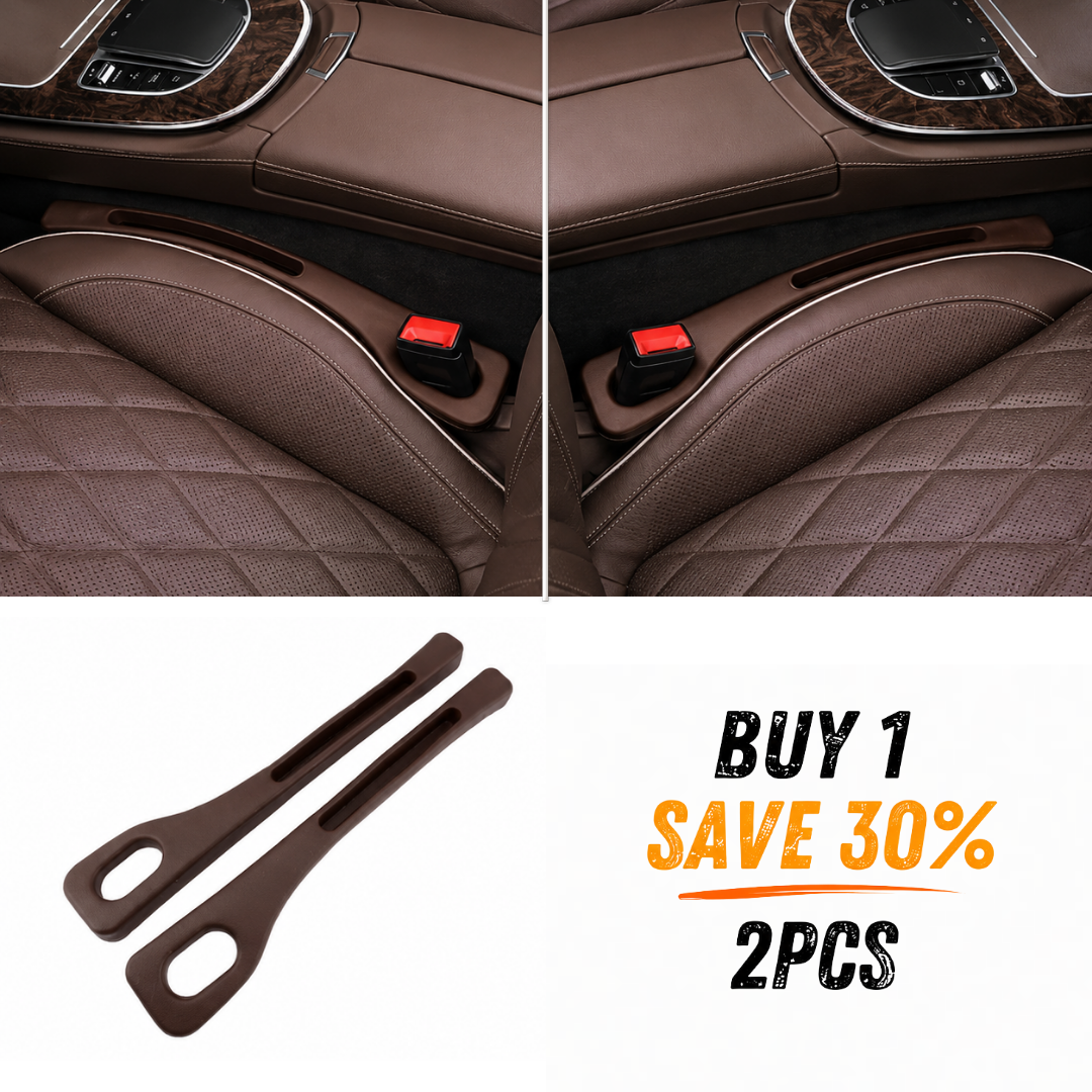 🔥 Today Only 50% OFF 🚗 Car Seat Gap Filler with Storage Slot – Custom Logo Edition