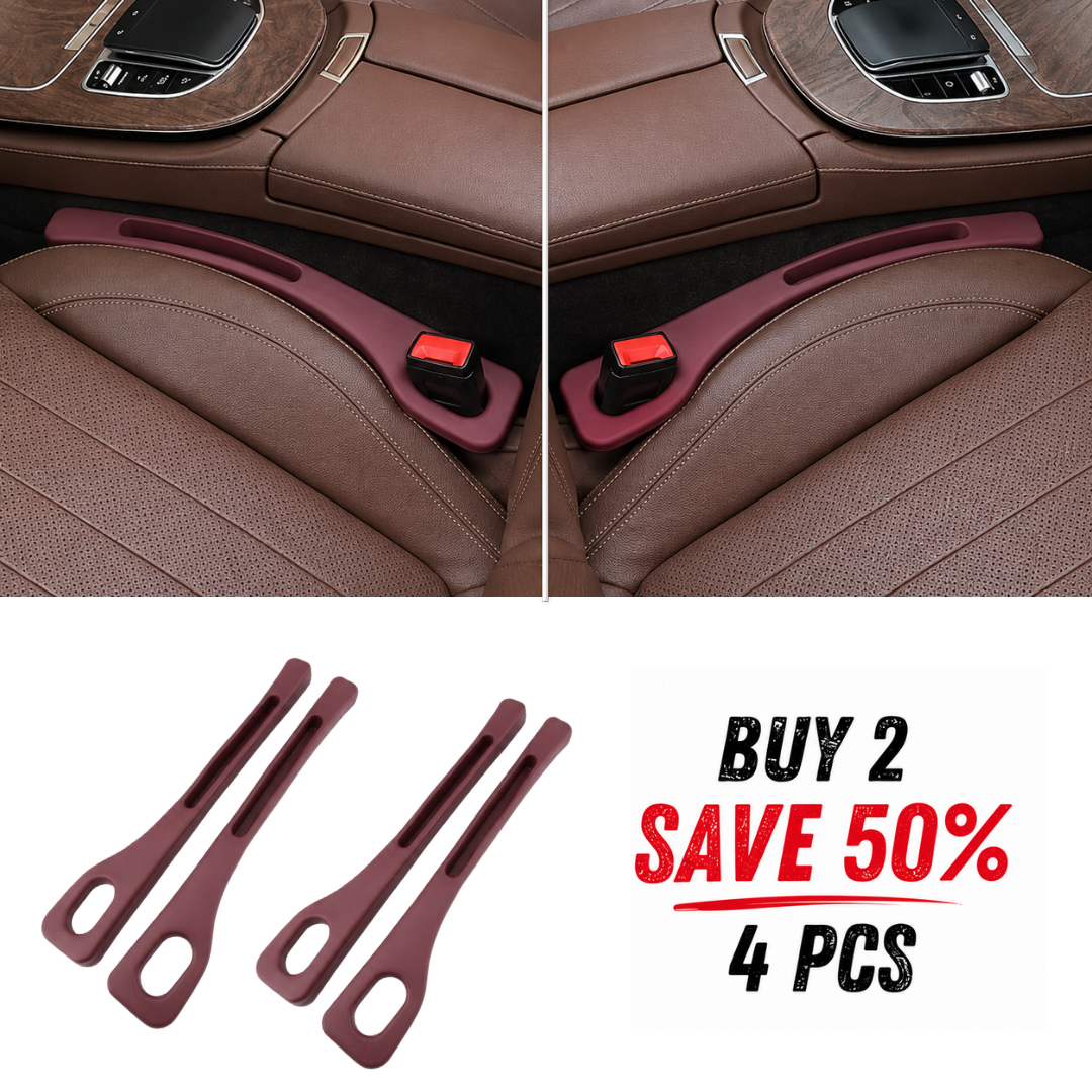 🔥 Today Only 50% OFF 🚗 Car Seat Gap Filler with Storage Slot – Custom Logo Edition