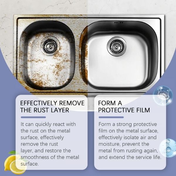 Powerful Rust Remover Spray - Instantly Restore Metal & Stainless Steel